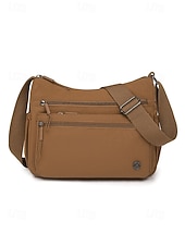 levne Tašky přes rameno-Dámská vícebarevná voděodolná polyesterová crossbody kabelka, velká kapacita, univerzální pro každodenní nošení i na dovolenou, nastavitelný popruh, stylový a funkční design
