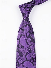 levne Svatba ACC-Pánská kravata s paisley vzorem, polyesterový materiál, více barev, ideální pro svatby a formální události