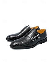 economico Scarpe da monaco-mocassini da uomo in similpelle bianca da matrimonio dal design moderno, eleganti scarpe formali per lo sposo e gli invitati al matrimonio