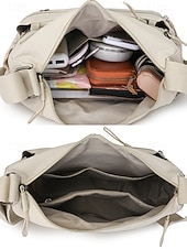 levne Tašky přes rameno-Dámská vícebarevná voděodolná polyesterová crossbody kabelka, velká kapacita, univerzální pro každodenní nošení i na dovolenou, nastavitelný popruh, stylový a funkční design