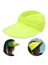 preiswerte Schützende Hüte-Damen Hut Sonnenhut Sonnenschutz Winddicht Täglich Outdoor Strand Einfarbig