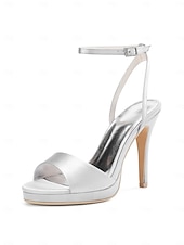 abordables novia-Sandalias de tacón alto con tira en el tobillo doradas para mujer, elegantes zapatos de novia minimalistas para bodas en la ciudad.