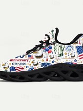  Herrsneakers för USA:s 250-årsjubileum – patriotisk design med komfort och hållbarhet, perfekt för musikfestivaler, självständighetsdagen och vardagskläder