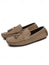 abordables Hommes-Mocassins rouges pour homme en similicuir, décontractés et confortables, parfaits pour les soirées en station balnéaire et les dîners en plein air.
