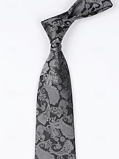 levne Svatba ACC-Pánská kravata s paisley vzorem, polyesterový materiál, více barev, ideální pro svatby a formální události