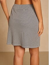 economico Collezione di stilisti-Per donna Gonne-pantaloncini da golf Nero Gonna Abbigliamento da golf da donna Abbigliamento Abiti Abbigliamento