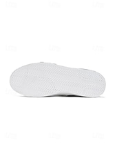 cheap Dress Sneakers-Men's Faux Leather Casual Sneakers, Comfortable Stylish Shoes for Garden Weddings, Ideal for Casual Wedding Guests