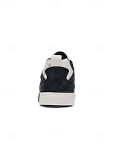 cheap Dress Sneakers-Men's Faux Leather Casual Sneakers, Comfortable Stylish Shoes for Garden Weddings, Ideal for Casual Wedding Guests