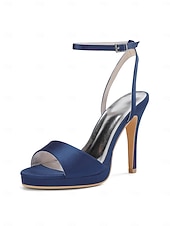 abordables novia-Sandalias de tacón alto con tira en el tobillo doradas para mujer, elegantes zapatos de novia minimalistas para bodas en la ciudad.