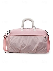 Χαμηλού Κόστους Ταξιδιωτικές Τσάντες-Γυναικεία πολύχρωμη αδιάβροχη τσάντα duffle από πολυεστέρα, μεγάλης χωρητικότητας, ρυθμιζόμενο λουράκι, ιδανική για διακοπές, καθημερινή χρήση και αθλητικές δραστηριότητες