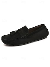 abordables Hommes-Mocassins rouges pour homme en similicuir, décontractés et confortables, parfaits pour les soirées en station balnéaire et les dîners en plein air.