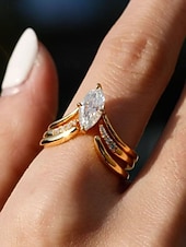 abordables Bagues-1 pièce Bague / Anneaux For Femmes Zircon Clair Quotidien Cadeau Fête Alliage