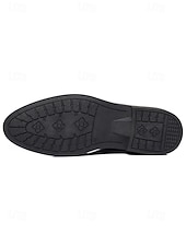 economico Scarpe Derby-scarpe formali da uomo in similpelle a quadri bianchi e neri, calzature da matrimonio e da cerimonia per uomo