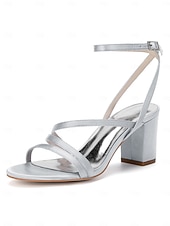 abordables Dama de honor-Sandalias de boda planas con tiras en color marfil para mujer, zapatos de novia minimalistas con tiras en el tobillo, elegantes zapatos de boda urbanos para novias.