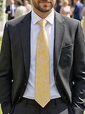 levne Svatba ACC-Pánská kravata s paisley vzorem, polyesterový materiál, více barev, ideální pro svatby a formální události