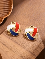 halpa Korvakorut-1 pari Korvakorut For Naisten Päivittäin Katu Festivaali Ruostumaton teräs Loma