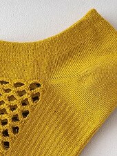 preiswerte Socken-Damen Versteckte Socken Täglich Heim Einfarbig Polyester Lässig 1 Paar