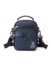 preiswerte Taschen für Herren-Wasserdichte Herren-Umhängetasche aus Polyester, leicht, geräumig mit mehreren Fächern, verstellbarem Gurt, in verschiedenen Farben erhältlich, ideal für Freizeit, Sport, Reisen und den Alltag.