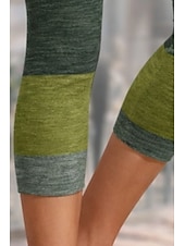 ieftine -Pentru femei chinez Jambiere Vacanță Epocă Șic Stradă Capris Talie Înaltă Grafic Plisat Imprimare Confort Απαλό Comfortabil Strech Zilnic În aer liber Vacanță Trifoi Vară Primăvară Toamnă Slim Fit