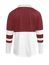 cheap Stripe&amp;Geometric Blouses-Women's Blouse Zipper Striped Stylish Casual Long Sleeve Turndown Regular Tops Daily Blue Black Wine Brown Green Spring Fall