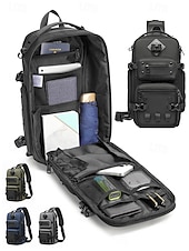economico Borselli da uomo-borsa a tracolla tattica da uomo: zaino a tracolla in poliestere di grande capacità con più tasche e stili di trasporto versatili, vari colori per escursioni all'aperto, viaggi e uso quotidiano casual