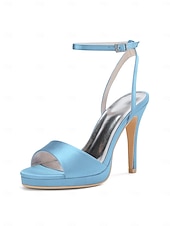 abordables novia-Sandalias de tacón alto con tira en el tobillo doradas para mujer, elegantes zapatos de novia minimalistas para bodas en la ciudad.