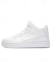 billiga Män-Herrsneakers i casual-modell, bekväma i konstläder, perfekta för utomhusaktiviteter på resorter, finns i flera färger