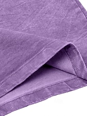 cheap Basic T shirts-Men's T Shirt Henley Shirt 100% Cotton Acid Wash Shirt Tee Top Long Sleeve Plain Vintage Streetwear Casual Washed Raglan Sleeves Stand Collar Henley Casual Home Street Spring Fall Fall &amp; Winter Black