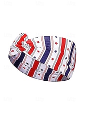 economico Accessori-Stati Uniti 250° Anniversario Fascia per Capelli in Poliestere Patriottica da Donna Wrap per Capelli in Elastico Estensibile con Molti Stili di Bandiera USA Leggera e Confortevole Festiva per il