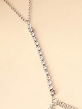 billiga Bröllop ACC-Dam Kroppskedja Silver Brun Legering Elegant Mode Standkläder