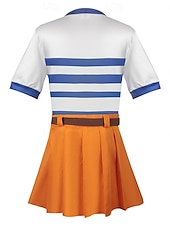 cheap Women's Costumes-Ocean Adventurer Straw Hat Pirate Navigator Cosplay Costume Outfits Anime Cosplay for Women's Adults' Halloween Carnival Party Performance