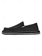 ieftine Bărbați-Espadrile slip-on bej pentru bărbați, cu partea superioară confortabilă și respirabilă, talpă din iută, potrivite pentru activități în aer liber, de resort, plajă și agrement