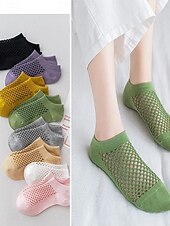 preiswerte Socken-Damen Versteckte Socken Täglich Heim Einfarbig Polyester Lässig 1 Paar