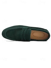 halpa Loafers-Miesten harmaat loaferit, hengittävä päällinen ja pehmustettu pohja, tyylikkäät ja mukavat puutarhahäihin, virallisiin kokoontumisiin ja elegantteihin juhliin
