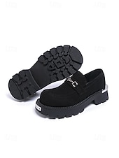economico Mocassini-mocassini da uomo in pelle scamosciata marrone, elegante design slip-on con suola spessa, perfetti per matrimoni in giardino, eventi formali all'aperto e celebrazioni eleganti