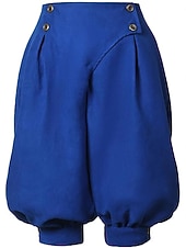 preiswerte Unterteile-Mittelalterlich Renaissance Steampunk Piratenhose Pirat Kostüm Damen Vikinger Seeräuber Fantasie Leistung LARP Renaissance-Messe Erwachsene Hose Frühling