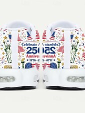  herrsneakers – firar 250-årsjubileet med djärv röd, vit och blå design, perfekt för nationella helgdagar, parader och patriotiska evenemang
