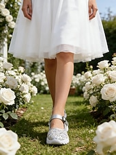 economico sposa-comode scarpe da ginnastica in rete con strass per donna: eleganti scarpe slip-on per invitati a matrimoni, feste, eventi all'aperto e abbigliamento quotidiano