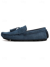 abordables Hommes-Mocassins rouges pour homme en similicuir, décontractés et confortables, parfaits pour les soirées en station balnéaire et les dîners en plein air.
