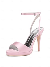 abordables novia-Sandalias de tacón alto con tira en el tobillo doradas para mujer, elegantes zapatos de novia minimalistas para bodas en la ciudad.