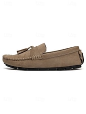 abordables Hommes-Mocassins rouges pour homme en similicuir, décontractés et confortables, parfaits pour les soirées en station balnéaire et les dîners en plein air.