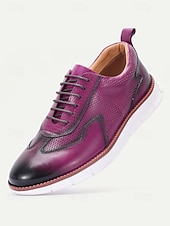 baratos Tênis de Vestir-Tênis masculino de couro legítimo cor bordô, elegantes sapatos para noivo e padrinhos.