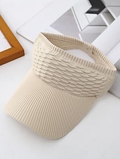 お買い得  保護帽子-女性用 帽子 日よけ帽 日焼け防止 アウトドア ストリート 週末 ニット ピュアカラー