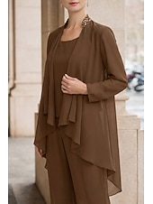 billige mors wraps-Kvinnes Stola Shrug Mors Stola Frakker  Jakker Elegant Solbeskyttelse Lange Ermer Chiffon Bryllups Gjest Stola med Perler Fest Kveld Vår  Høst å imponere