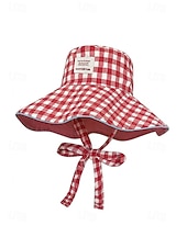  Wendbarer Damen-Bucket-Hat mit breiter Krempe, leichtes Polyester, in verschiedenen Farben erhältlich, beidseitig tragbar mit Schleifendetail, Sonnenschutzkappe für den St. Patrick's Day, Urlaub und Freizeit.