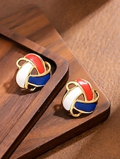 halpa Korvakorut-1 pari Korvakorut For Naisten Päivittäin Katu Festivaali Ruostumaton teräs Loma