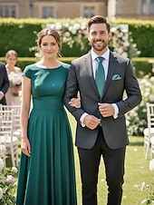 お買い得  結婚 ACC-男性用フォーマルネクタイセット、ポケットチーフとカフスボタン付き - 結婚式、ビジネスパーティー、ガライベントに最適な高級ポリエステルチェック柄ネクタイ - スタイリッシュな花婿の付添人用スーツアクセサリー（複数色）