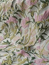 abordables Robes de cocktail-Ligne A Longueur cheville Longueur thé Robe de Cérémonie Robe Fleurie Robes de Cocktail Élégant ancien Floral Manche 3/4 Col en V Fête de jardin Mariage Poche Jacquard Dos Bénitier avec Imprim