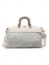 Χαμηλού Κόστους Ταξιδιωτικές Τσάντες-Γυναικεία πολύχρωμη αδιάβροχη τσάντα duffle από πολυεστέρα, μεγάλης χωρητικότητας, ρυθμιζόμενο λουράκι, ιδανική για διακοπές, καθημερινή χρήση και αθλητικές δραστηριότητες