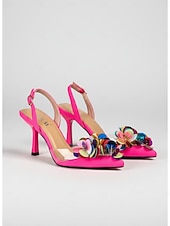 economico Donne-Per donna Vacanza Feste Serate al resort Glitter Stiletto Punta a Punta Vacanza Moda Finta Pelle Mocassino fluorescente verde Giallo Rosa